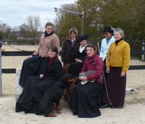 Réunions d‘amazones aux Ecuries de la Charrière.