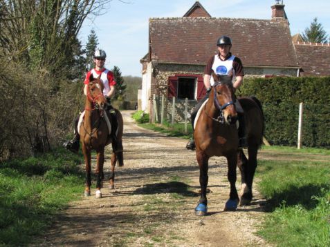 Nicolas Duguet avec Opium Arby et Jacques Grandhomme avec Mirage du Haut Soreau