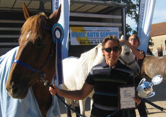 Bernadette Bonnel et Loustic des Dulys gagnants de la 90km vitesse libre.