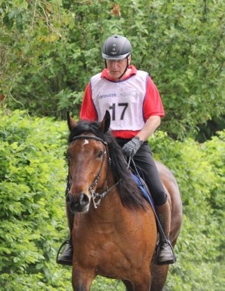 Jacques Grandhomme avec Mirage du Haut Soreau (Cob Normand)